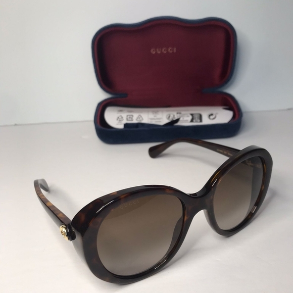 New Authentic Gucci GG0368S 002 55 Sunglasses - Picture 1 of 12
